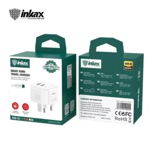Inkax Smart Home Travel Charger 2.4A Type â€“ C