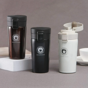 Double Wall Stainless Steel Coffe Mug - 380ml